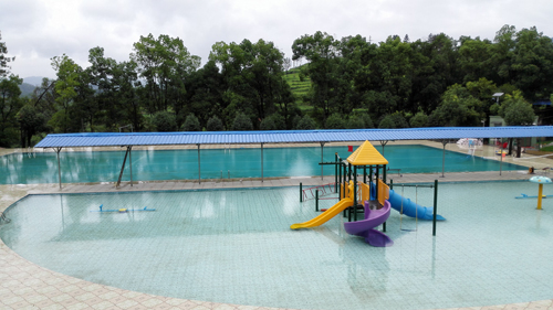 湖南冷水江波月洞景区商用泳池工程